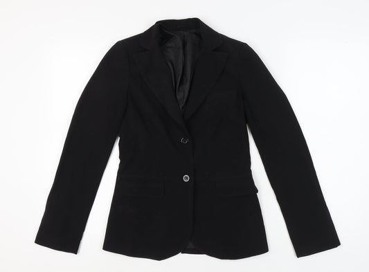 Topshop Women's Black Blazer Size 8 Classic Business