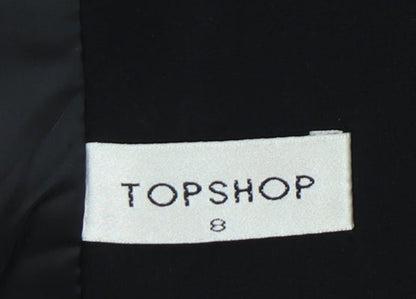 Topshop Women's Black Blazer Size 8 Classic Business