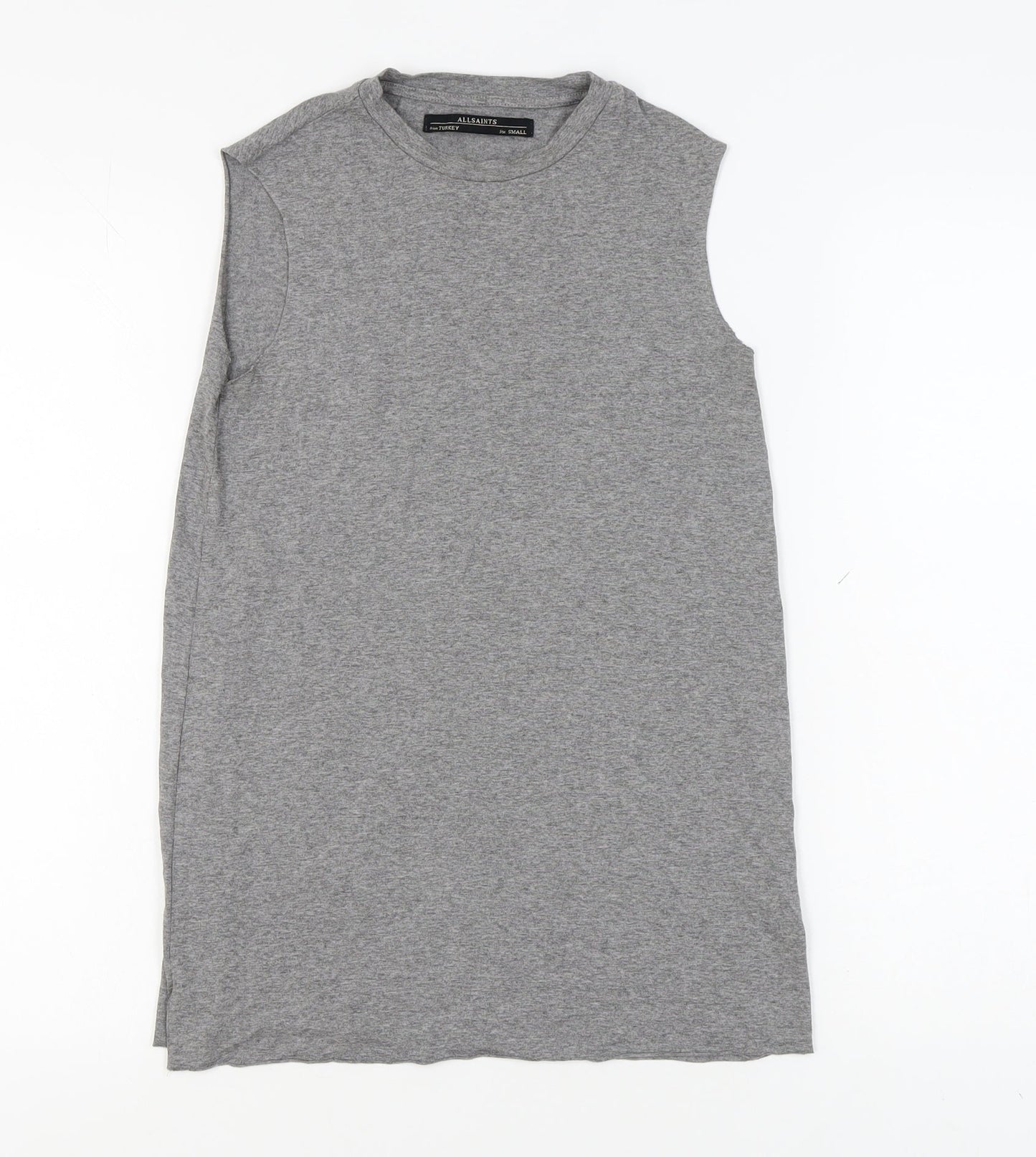 AllSaints Women's Grey Sleeveless Tank Top - Size S