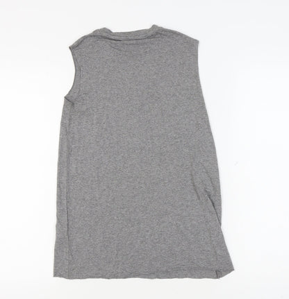 AllSaints Women's Grey Sleeveless Tank Top - Size S