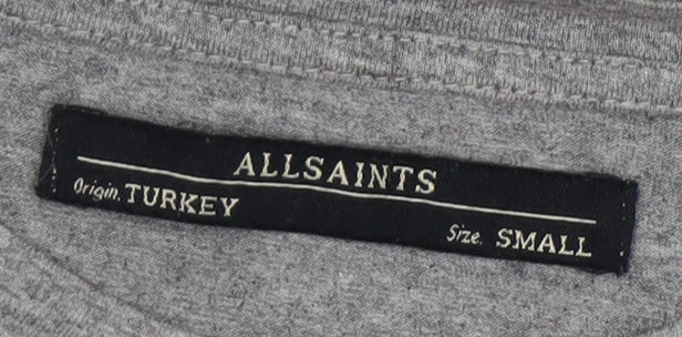 AllSaints Women's Grey Sleeveless Tank Top - Size S