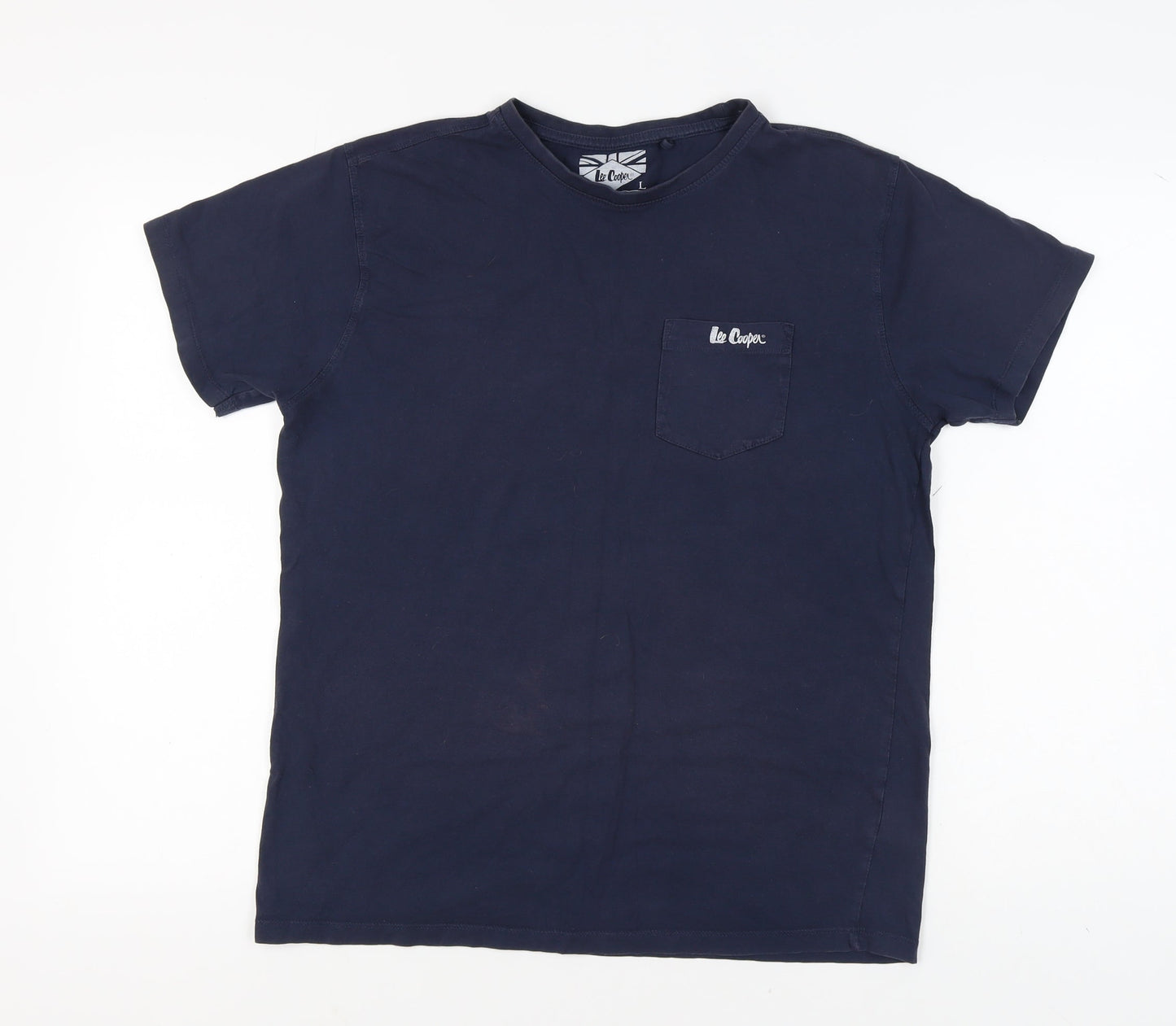 Lee Cooper Men’s Blue Slim Fit T-Shirt, Size L