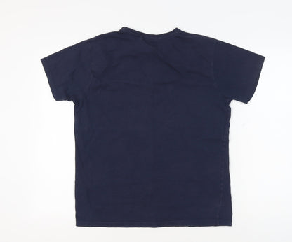 Lee Cooper Men’s Blue Slim Fit T-Shirt, Size L