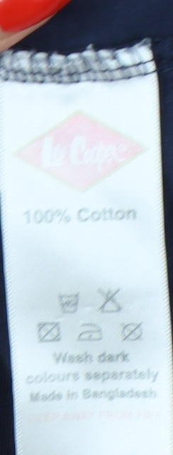 Lee Cooper Men’s Blue Slim Fit T-Shirt, Size L