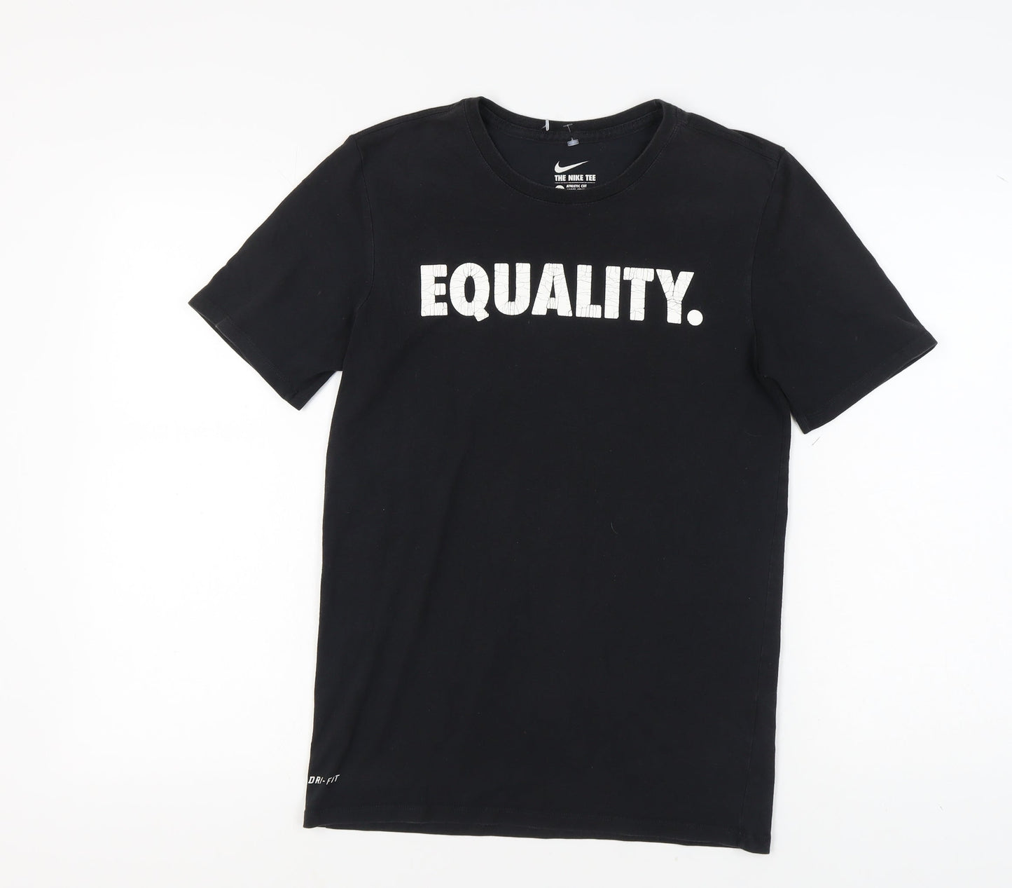 Nike Men's Black Equality T-Shirt, Size S, Athletic Fit