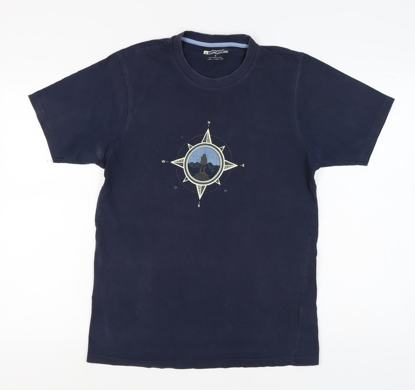 Mountain Warehouse Men's Blue Graphic T-Shirt Size M