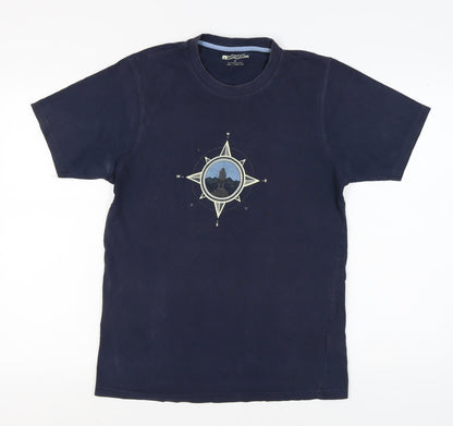Mountain Warehouse Men's Blue Graphic T-Shirt Size M