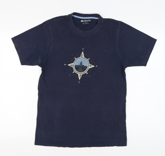 Mountain Warehouse Men's Blue Graphic T-Shirt Size M