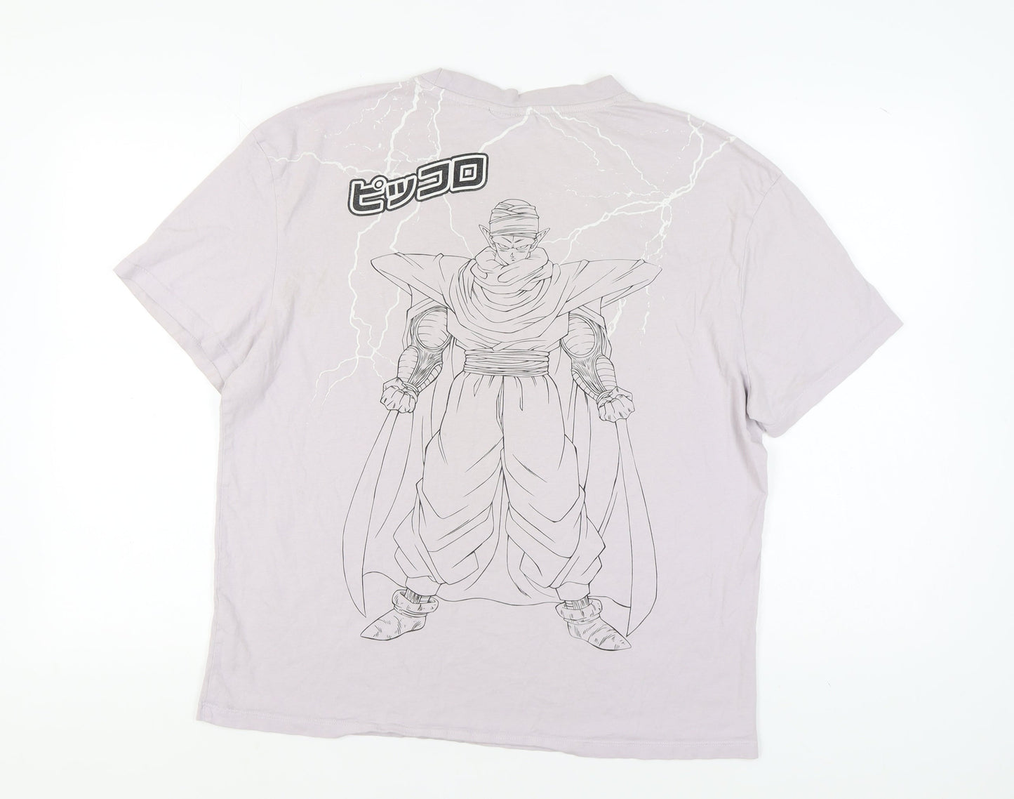 Unisex Adults UK Size L Dragon Ball Z Grey  T-Shirt