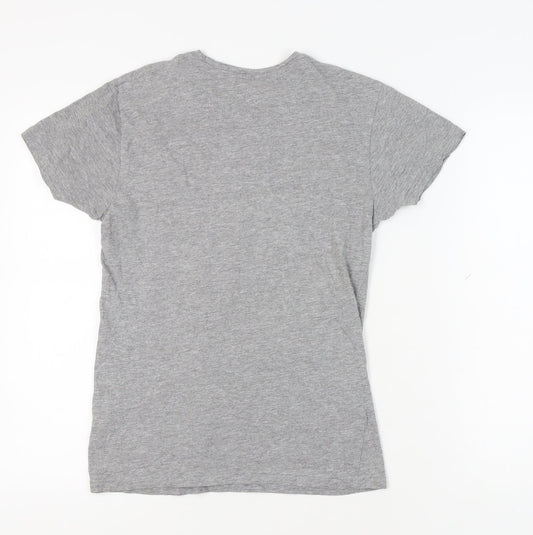 Unisex Adults UK Size S The Simpsons Grey  T-Shirt