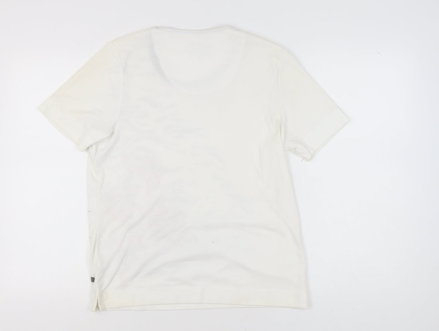 Womens UK Size 14 TIGI White Basic T-Shirt