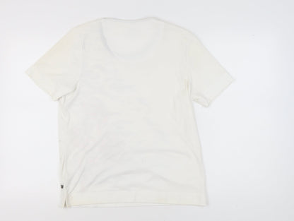 Womens UK Size 14 TIGI White Basic T-Shirt