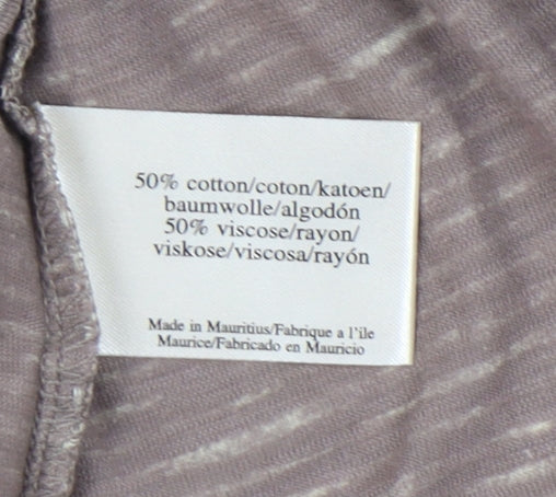 Laura Ashley Women's Brown Striped Tank Top UK 14