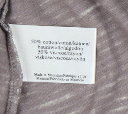 Laura Ashley Women's Brown Striped Tank Top UK 14