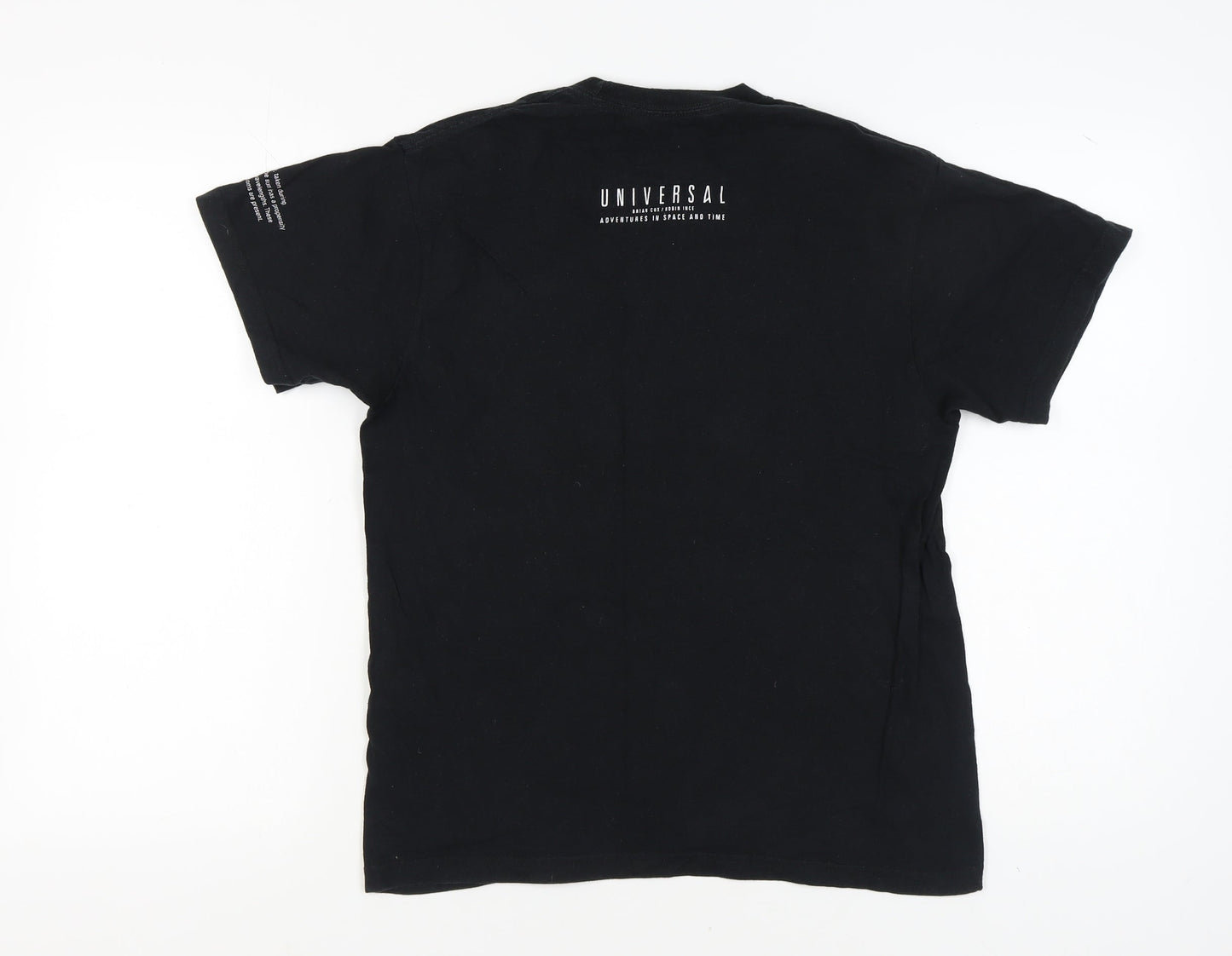 Universal Unisex Black Medium Crew Neck T-Shirt