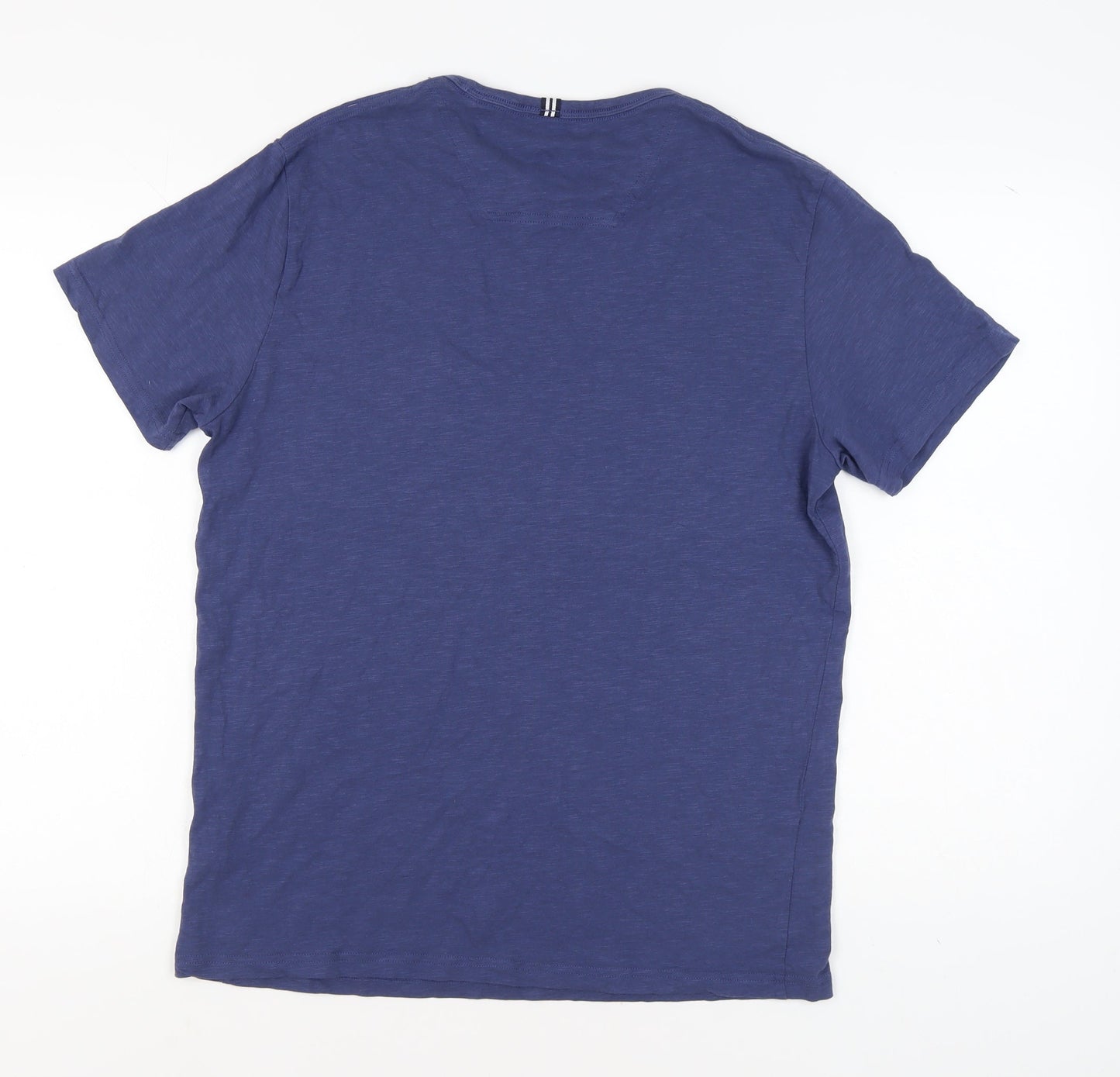 Joules Men's Blue Cotton T-Shirt Large