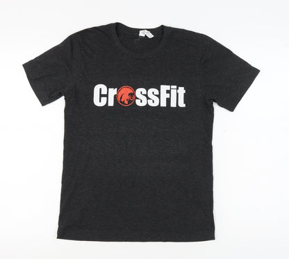 Unisex Adults UK Size S Bella + Canvas Grey Basic T-Shirt