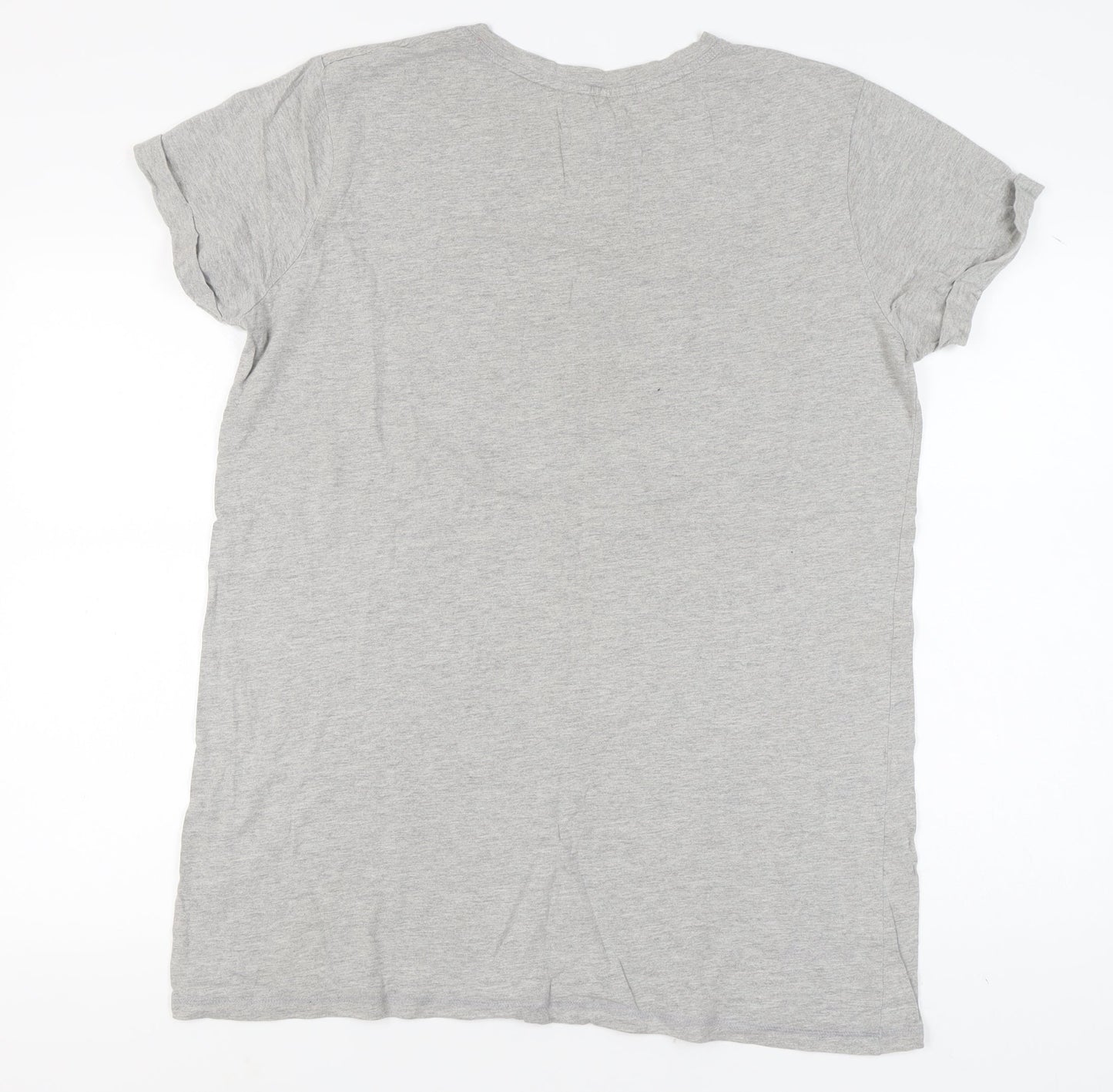 Disney Women’s Grey Cartoon T-Shirt Nightshirt M