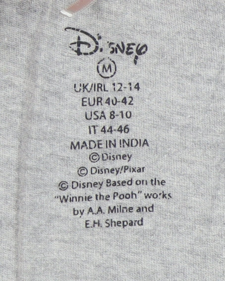 Disney Women’s Grey Cartoon T-Shirt Nightshirt M