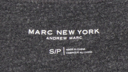 Marc New York Women's Grey Ruffle Knit Top - S