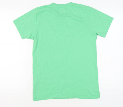 Colorful Standard Men's XS Green Cotton T-Shirt