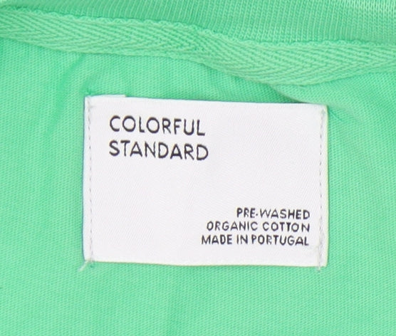 Colorful Standard Men's XS Green Cotton T-Shirt