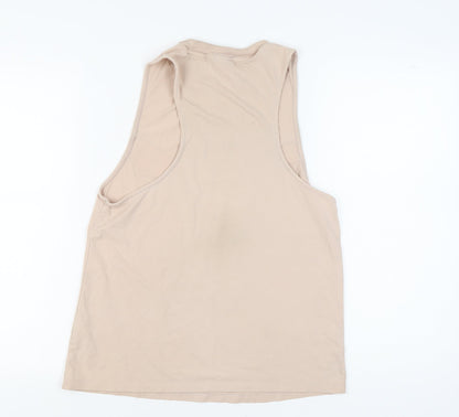 Womens UK Size 12 adidas Beige Basic Tank