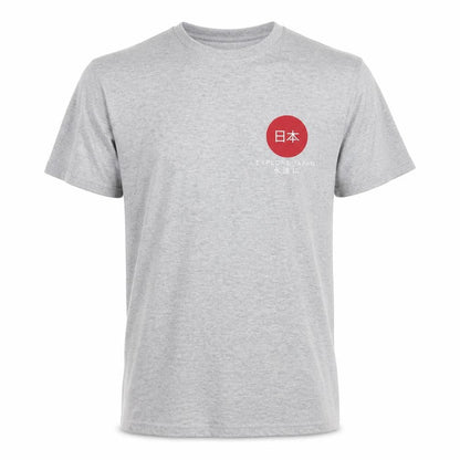 Shōk Men's Grey Anime Japan Graphic T-Shirt Medium