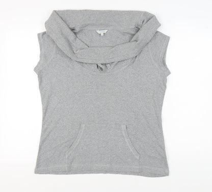 Womens UK Size 18 Fat Face Grey Vest Hoodie