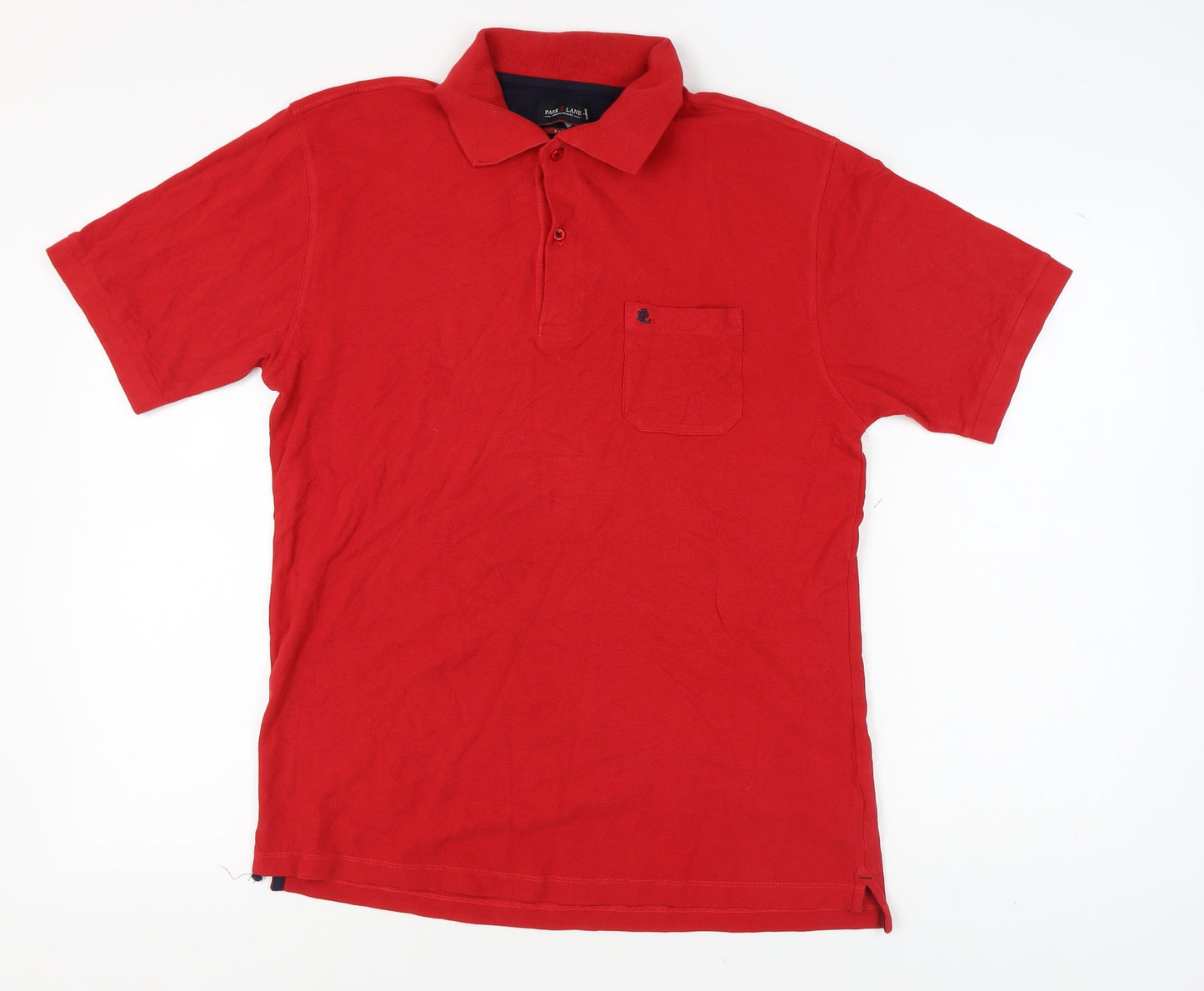 Park Lane Men's Red Polo Shirt XL Short Sleeve