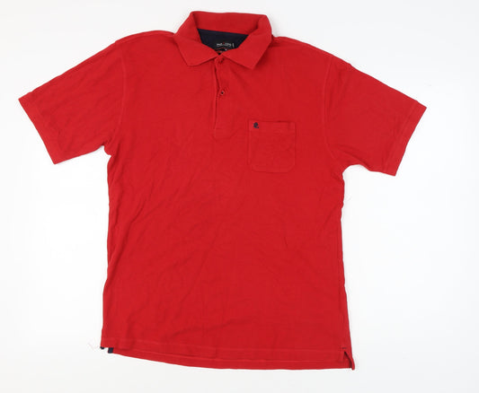 Park Lane Men's Red Polo Shirt XL Short Sleeve