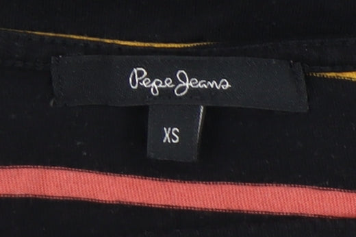 Pepe Jeans Women's Multicoloured XS Striped T-Shirt