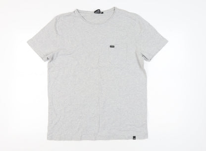 Mens UK Size L Animal Grey  T-Shirt