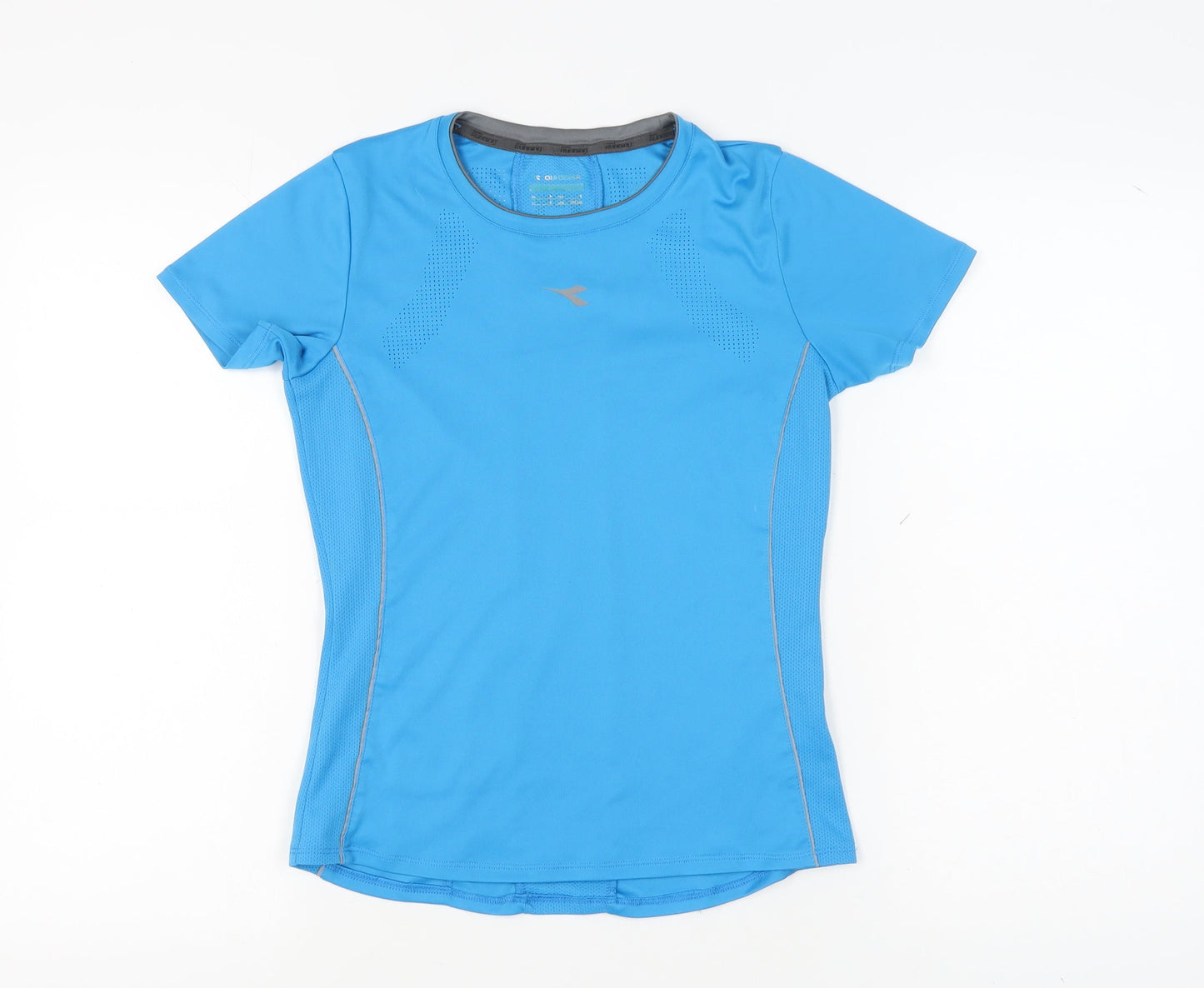 Diadora Women's Blue Athletic T-Shirt S