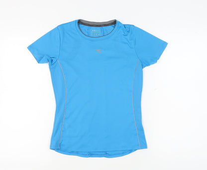 Diadora Women's Blue Athletic T-Shirt S