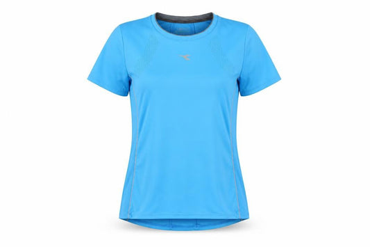 Diadora Women's Blue Athletic T-Shirt S