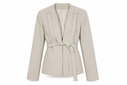 PLT Label Women's Beige Blazer, Size 8