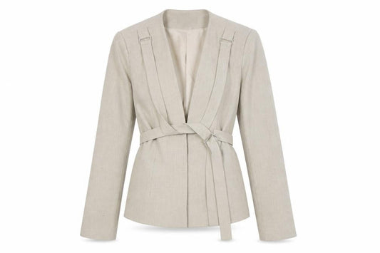 PLT Label Women's Beige Blazer, Size 8