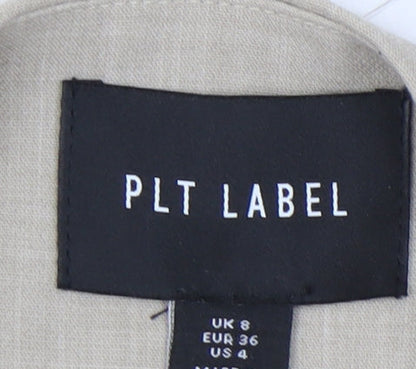 PLT Label Women's Beige Blazer, Size 8