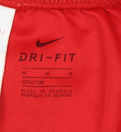 Nike Boys Red Athletic Shorts M