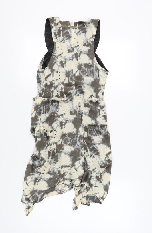 Crafted Women's Multicoloured Asymmetric Dress Size 10