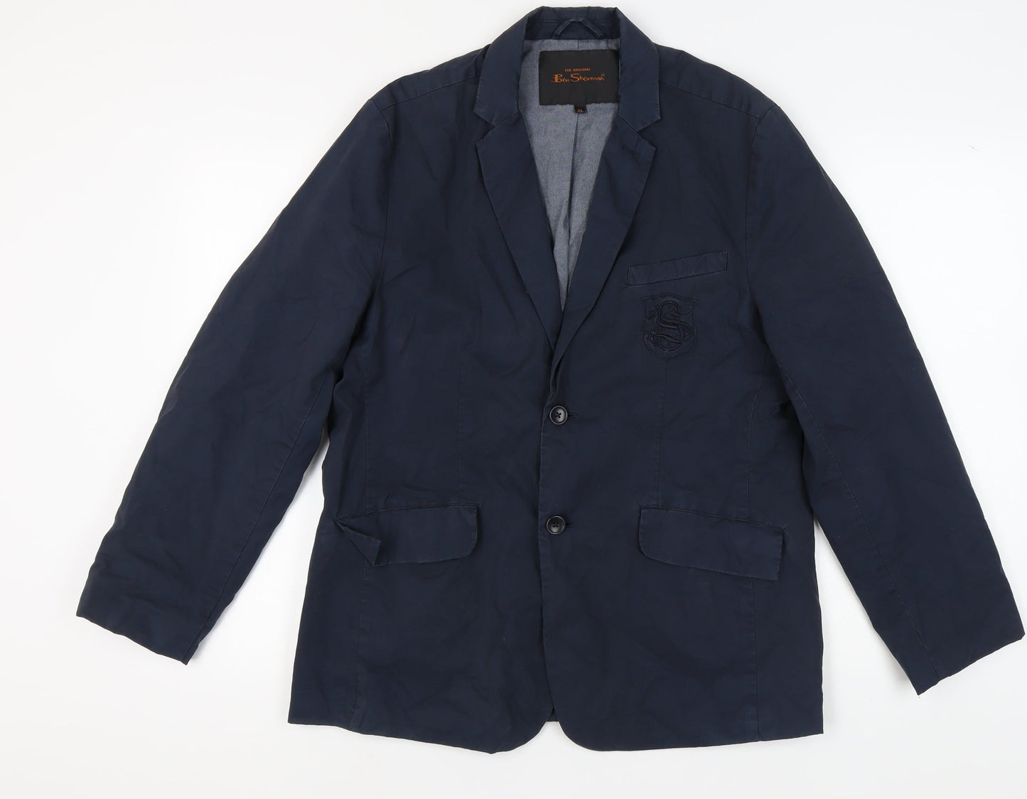 Mens UK Size XL Ben Sherman Regular Blue Suit Jacket