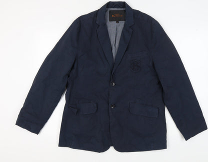 Mens UK Size XL Ben Sherman Regular Blue Suit Jacket