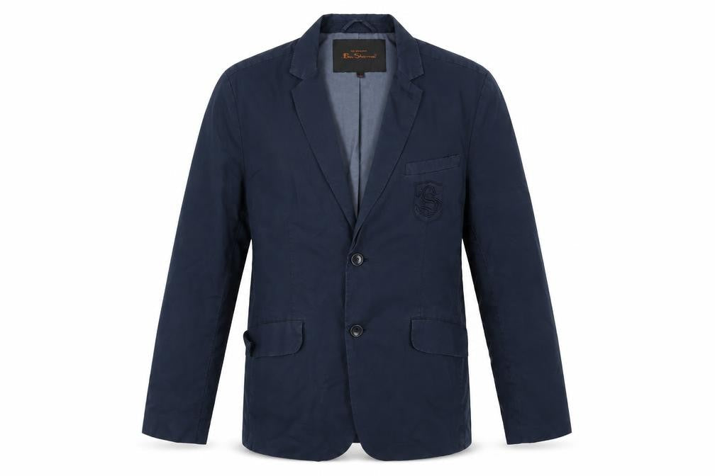 Mens UK Size XL Ben Sherman Regular Blue Suit Jacket