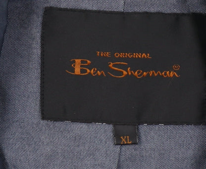 Mens UK Size XL Ben Sherman Regular Blue Suit Jacket