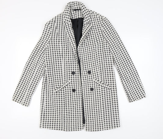 Wallis Women's Houndstooth Blazer UK 12
