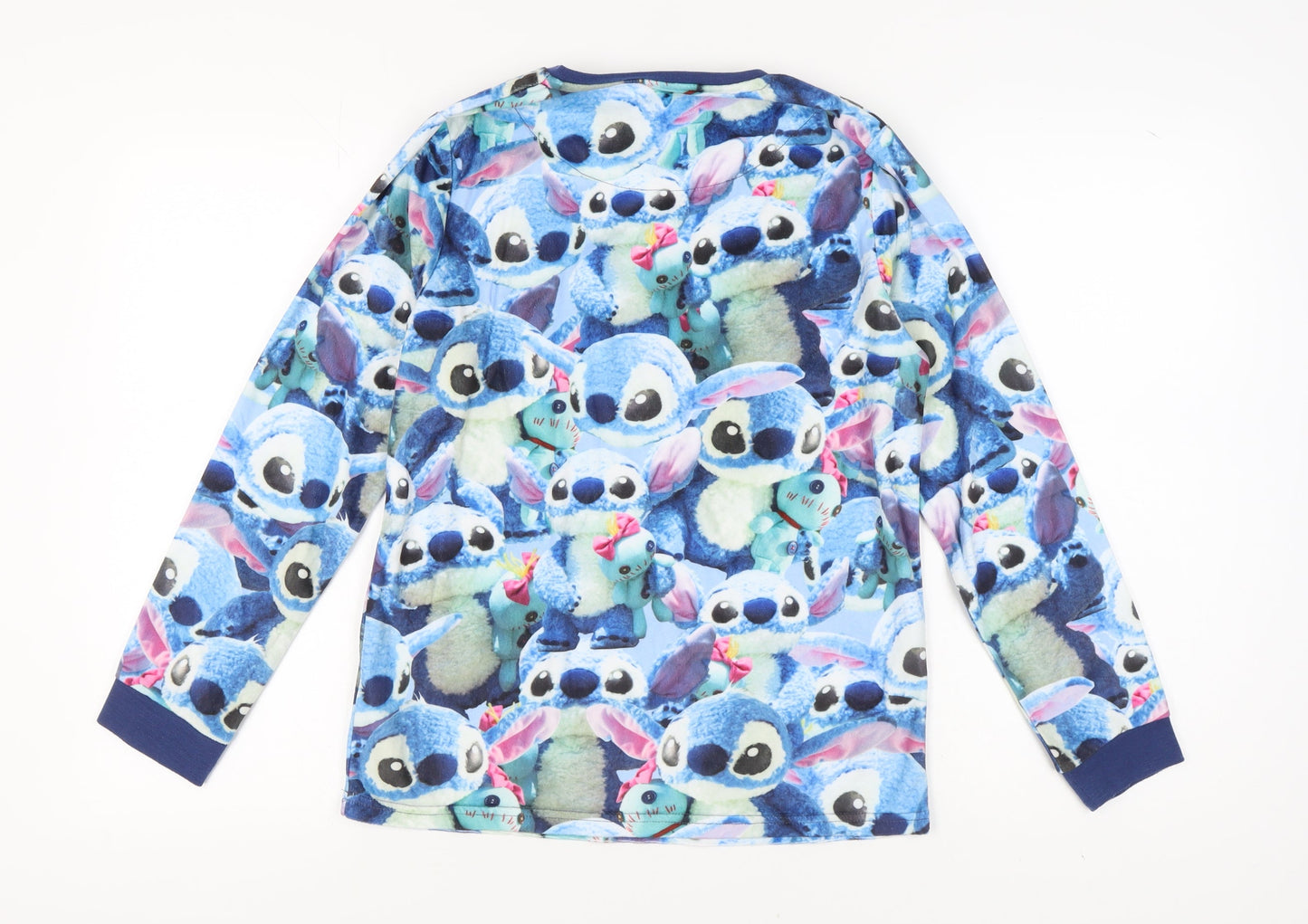 Disney Women's Multicoloured Stitch Pyjama Top Size 6-8