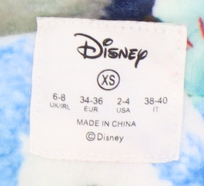 Disney Women's Multicoloured Stitch Pyjama Top Size 6-8