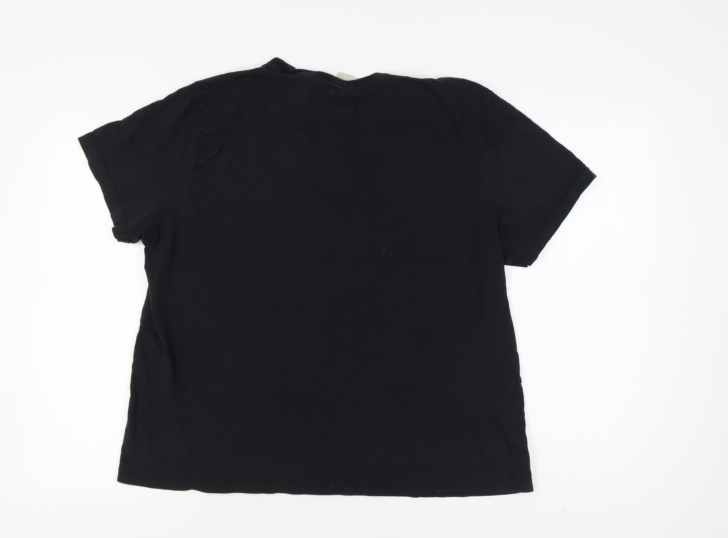 Disney Women's Black XL Dwarfs T-Shirt Pyjama Top