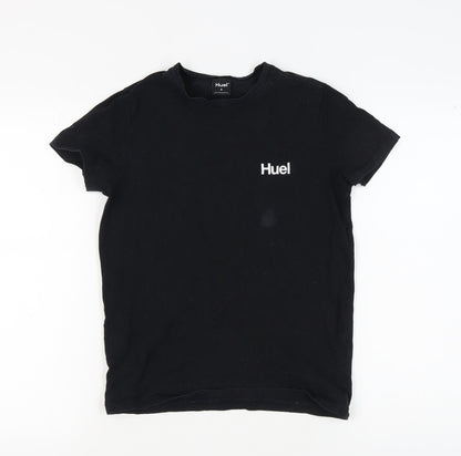 Mens UK Size S Huel Black  T-Shirt